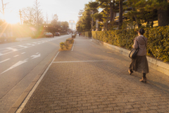 今日もやっぱり日が暮れる