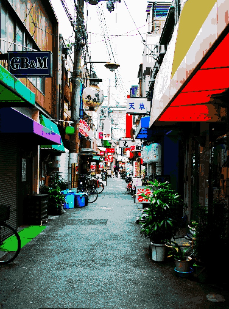 呑み屋の通り