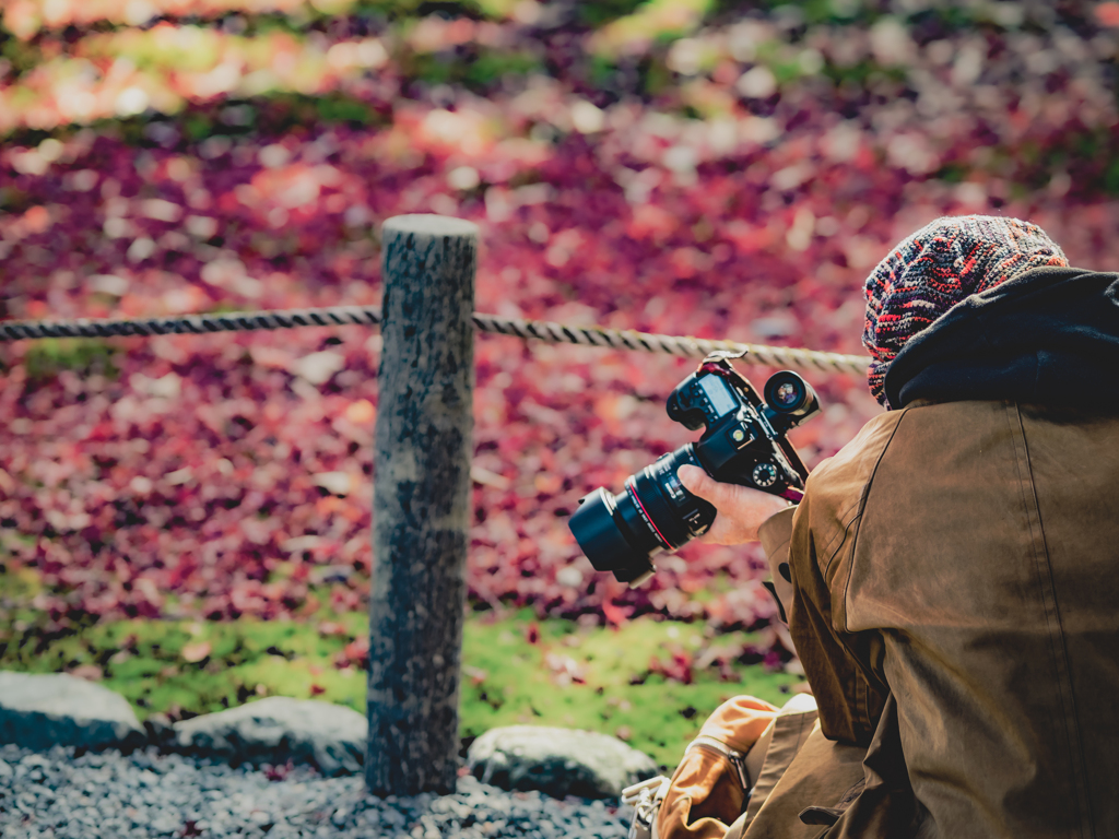 玄人っぽいカメラマン