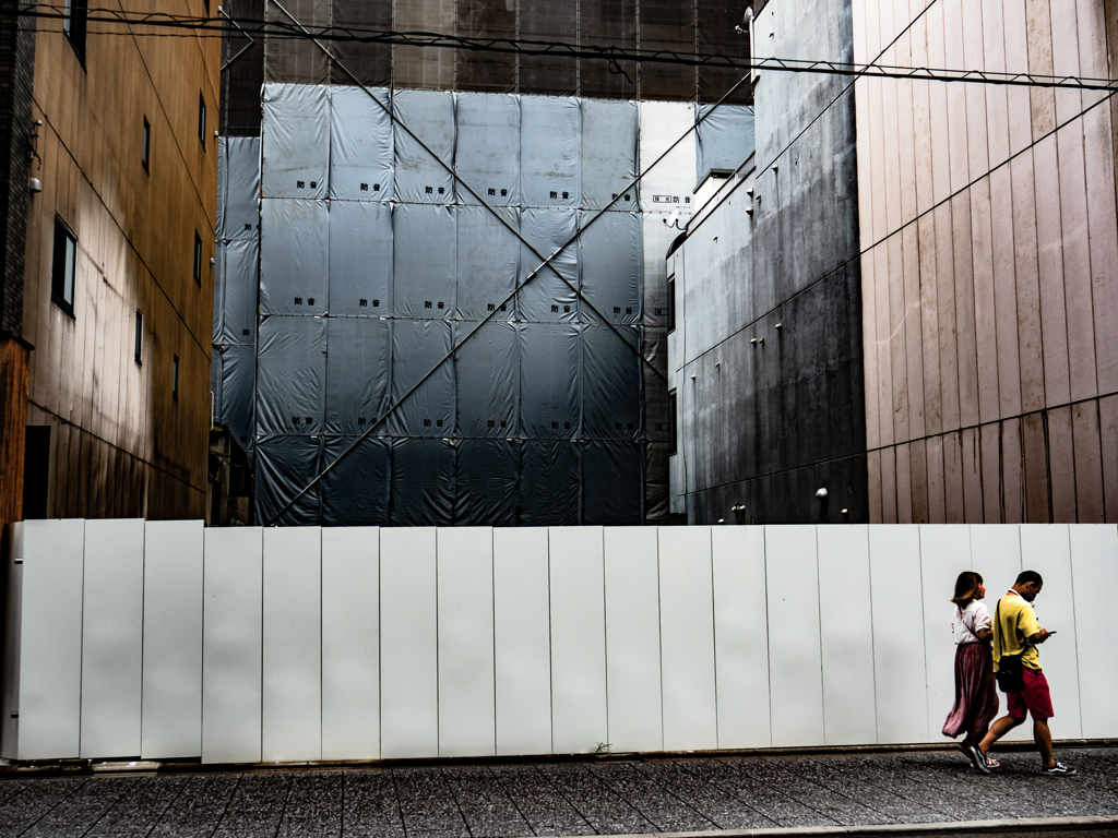 工事現場の風景