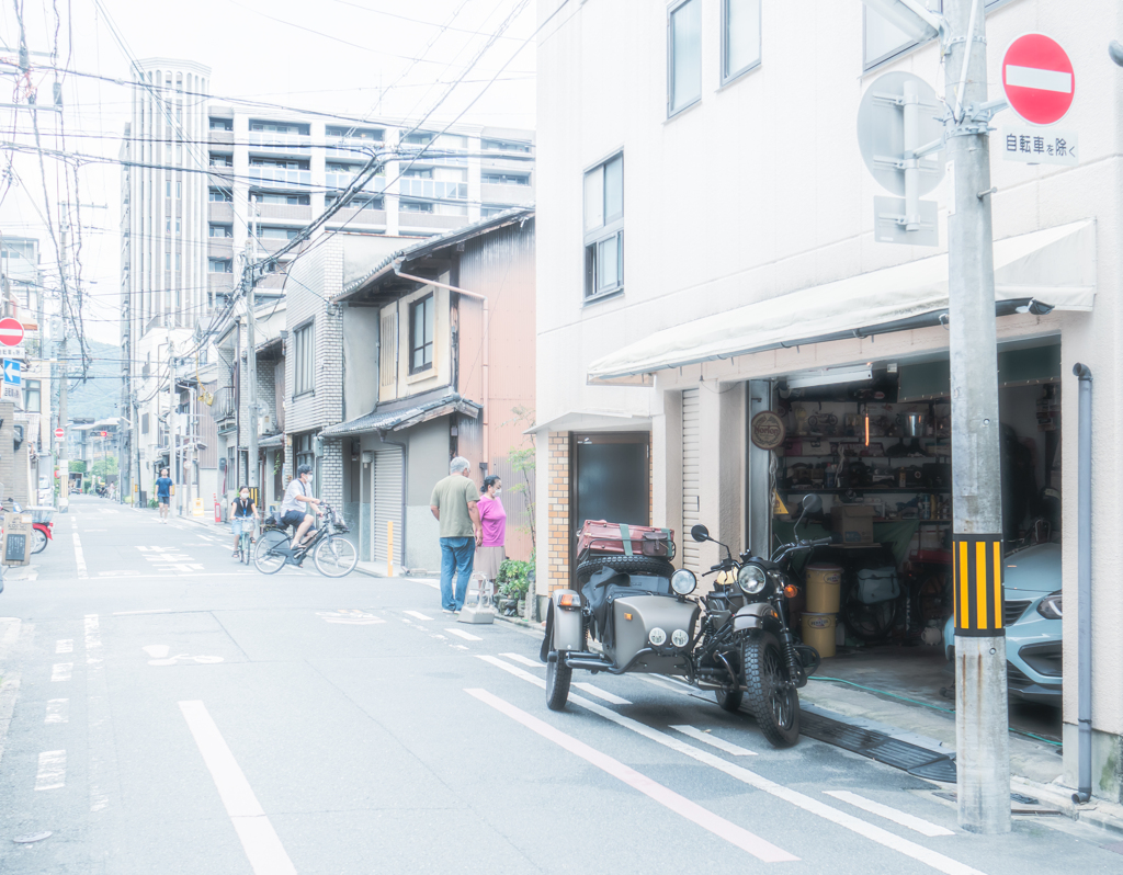フラットツインにサイドカー