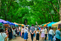 糺の森のバザー