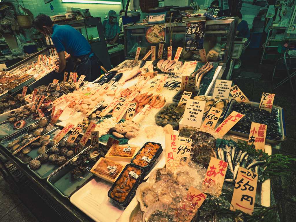 錦市場の魚屋さん