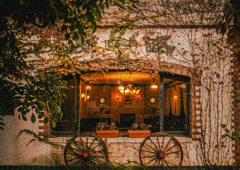 近所のお洒落なレストラン