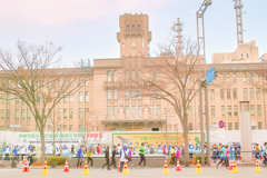 京都マラソンやってました