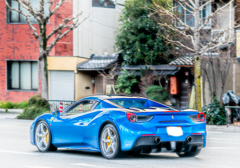 そのフェラーリは青かった