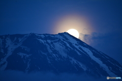 朝霧高原のパール富士①