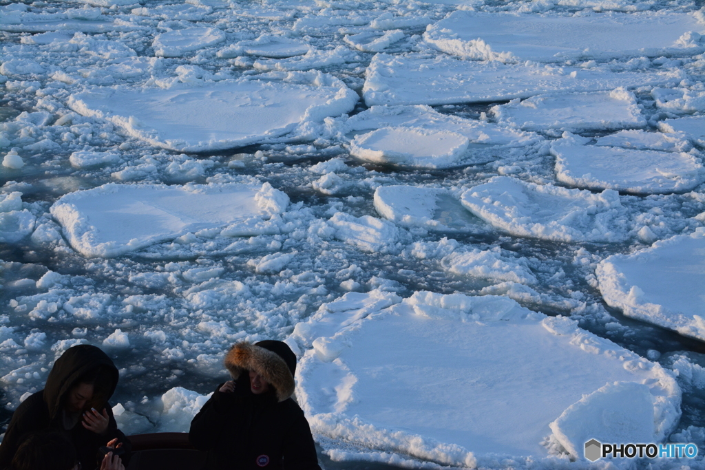 網走の流氷③