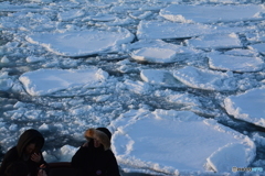 網走の流氷③