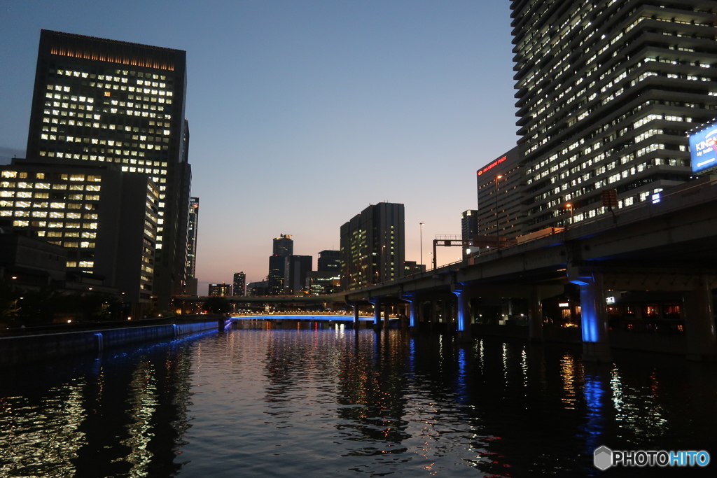 淀屋橋の夕焼