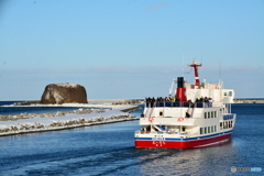 砕氷船オーロラの出港