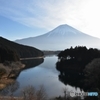 田貫湖の朝焼け