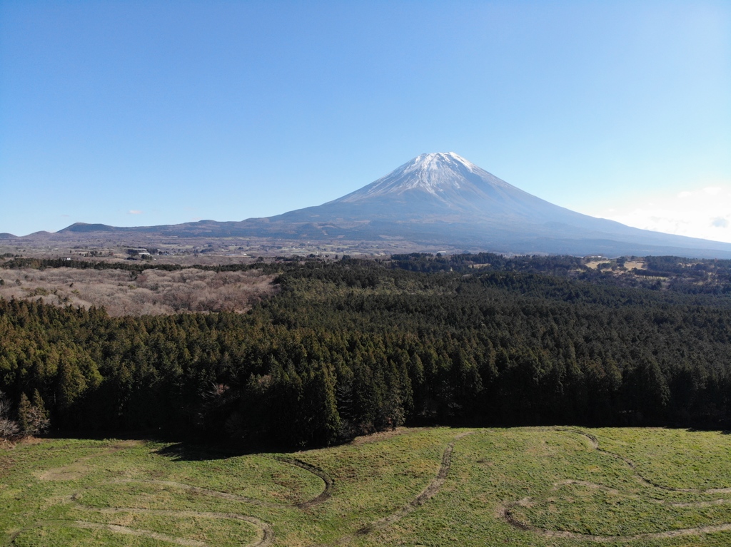 朝霧高原からの富士山