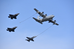 空中給油のデモフライト