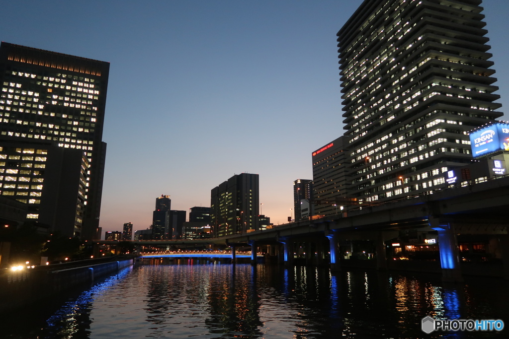 淀屋橋の夕焼②