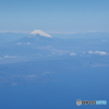 駿河湾上空からの富士山