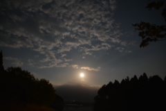 田貫湖のパール富士残念②