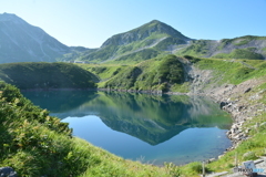 ミクリガ池と立山ホテル