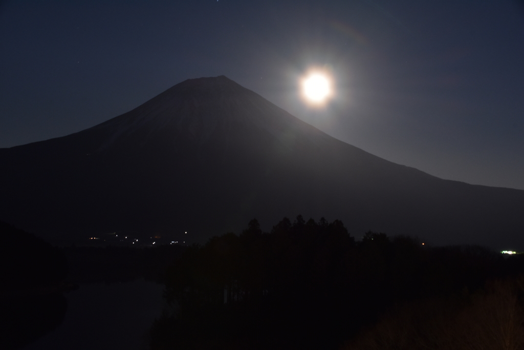 田貫湖からのパール富士2