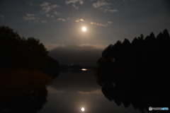 田貫湖のダブルパール富士　