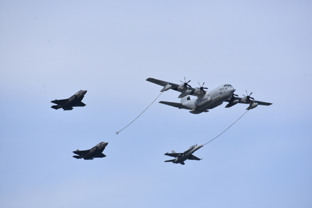 空中給油のデモフライト