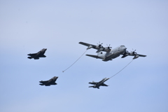 空中給油のデモフライト