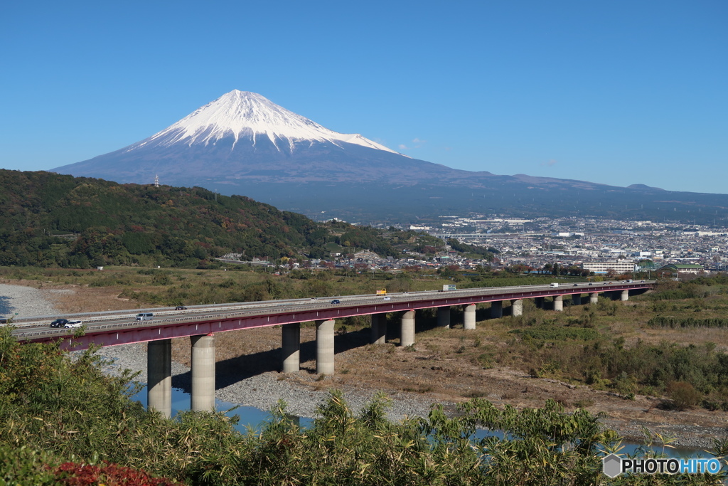 晴天の富士山