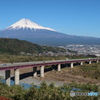 晴天の富士山