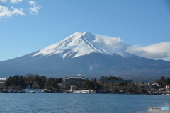 河口湖からの富士山②