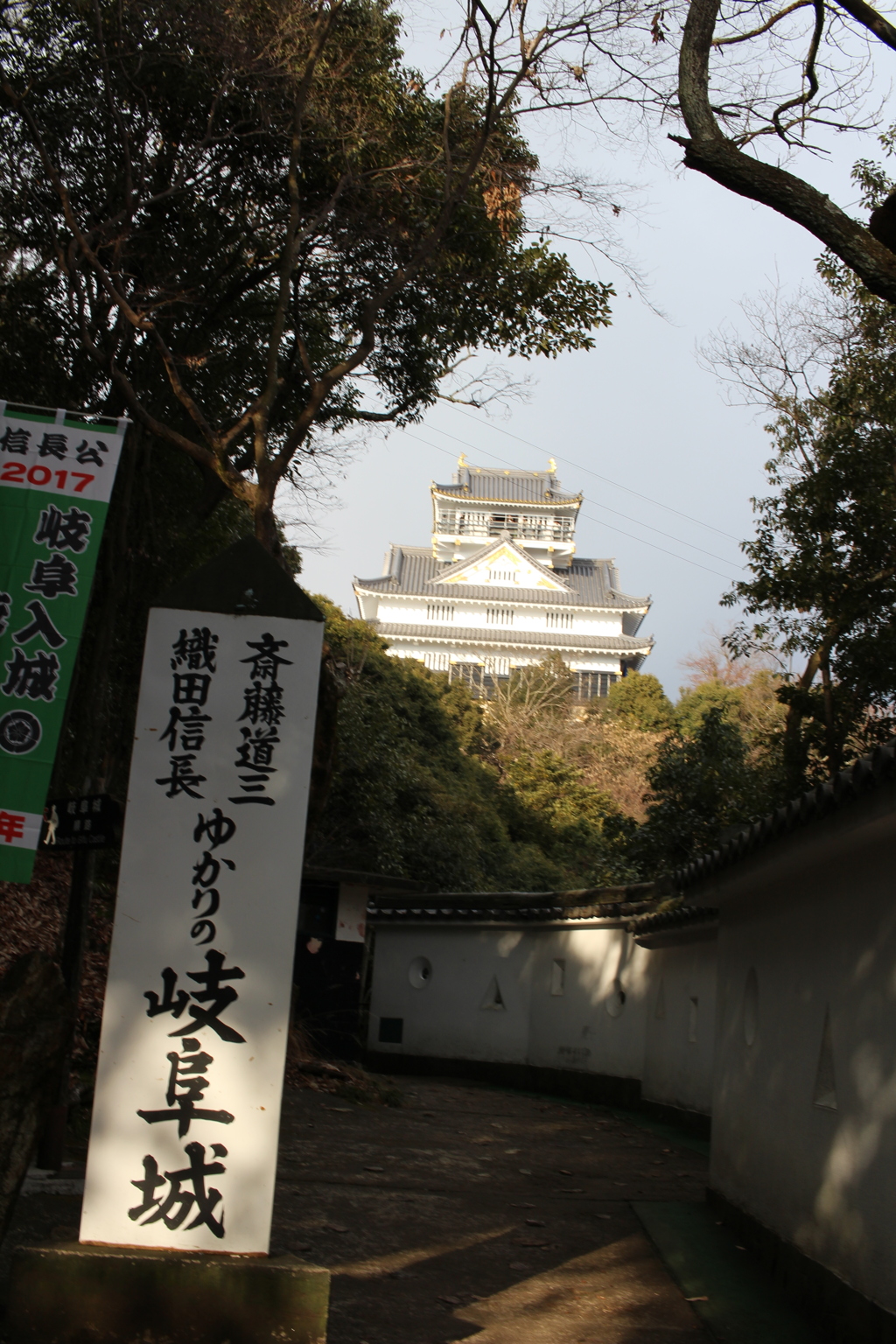 夕方の岐阜城
