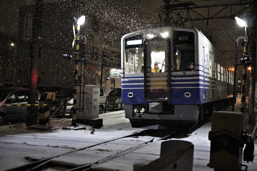 雪の中みんなを運びます！