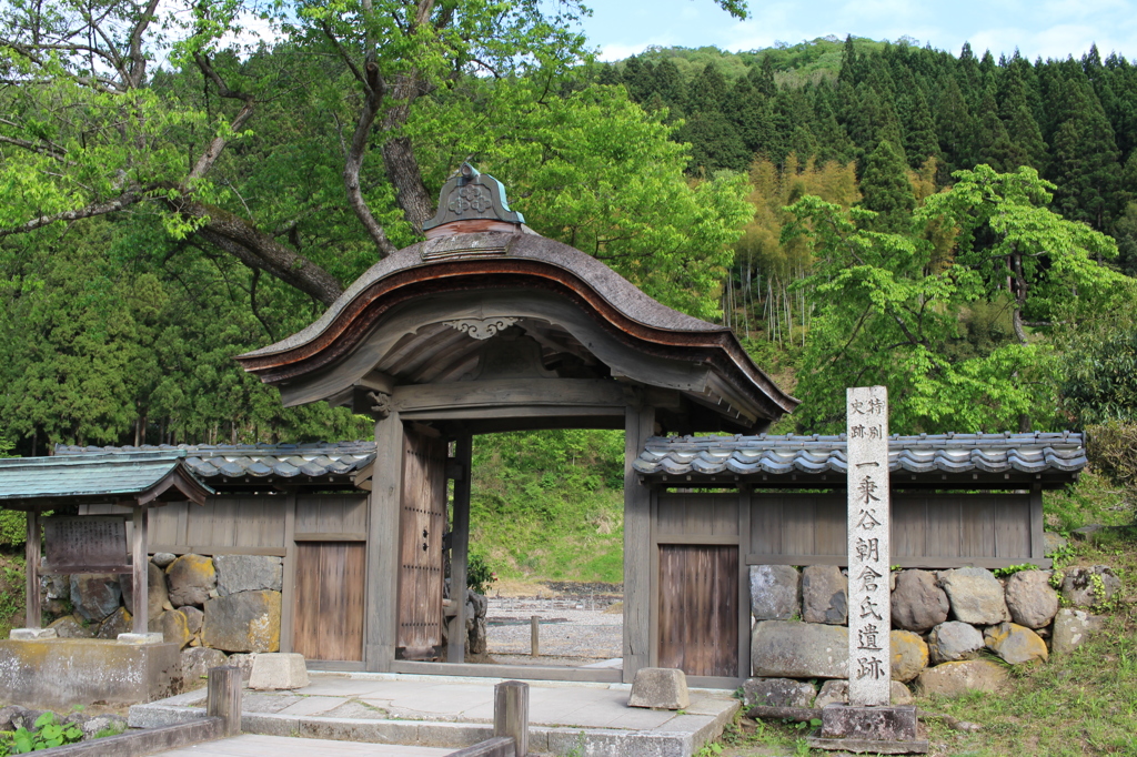 一乗谷朝倉氏遺跡の門