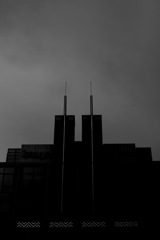 monochrome building