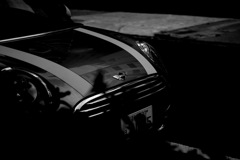 monochrome car