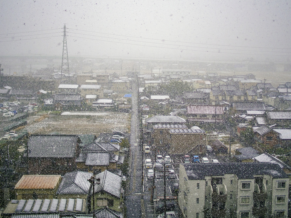 我が町大雪警報中