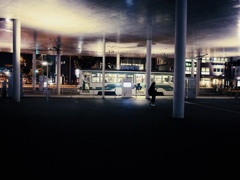 熊本駅の路面電車