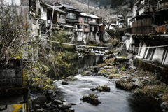 高齢化が進む温泉街