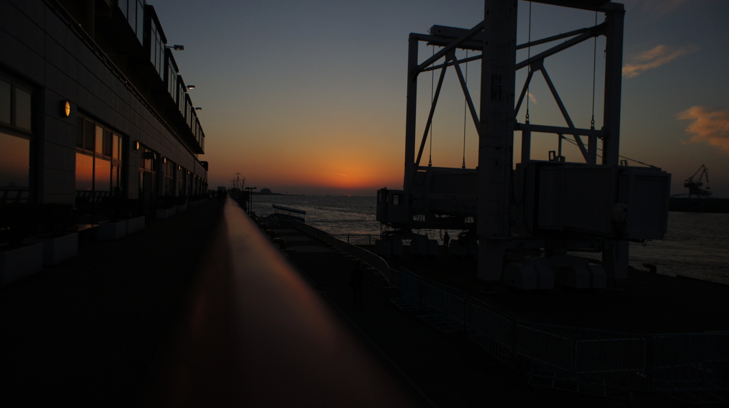 夕日
