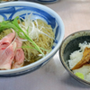 （冷製）緑茶と煮干しの中華そば うなぎのひつまぶし付き