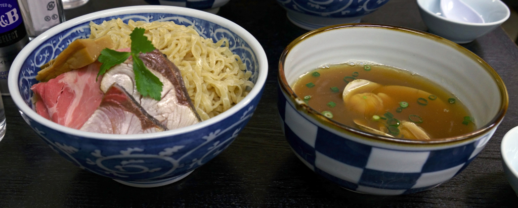 ピロピロつけ麺 大盛 一眼レフで