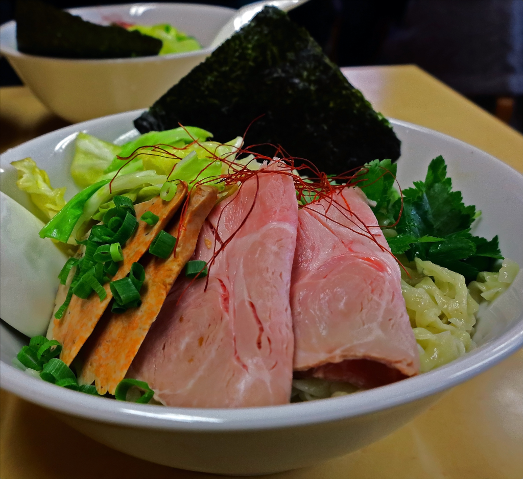 あんこうみそつけめん 麺をアップ