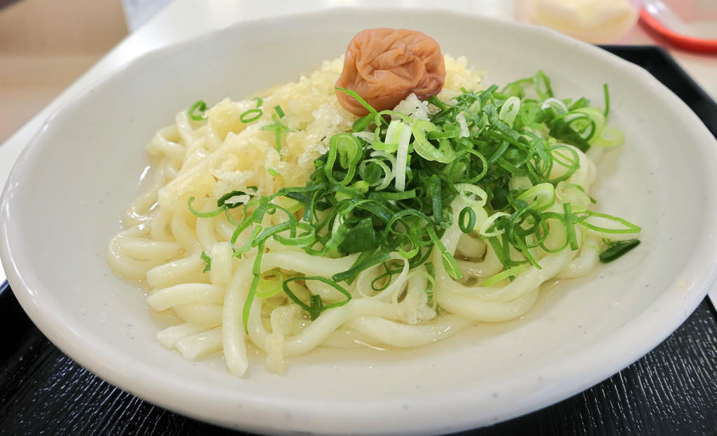 冷やしうどん南高梅風味