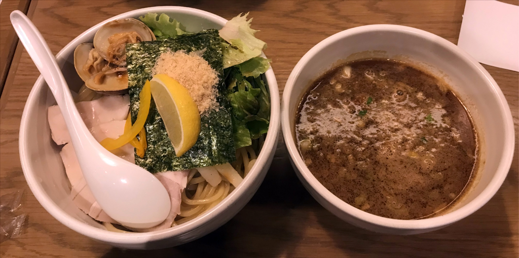 鶏と蛤の濃厚つけ麺 特盛