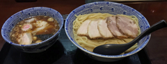 中華蕎麦 金魚 チャーシューワンタンつけ麺 大盛