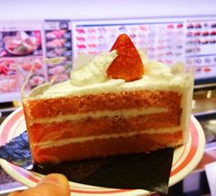 はま寿司　苺のショートケーキ