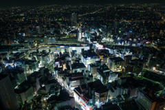 夜景-池袋駅-