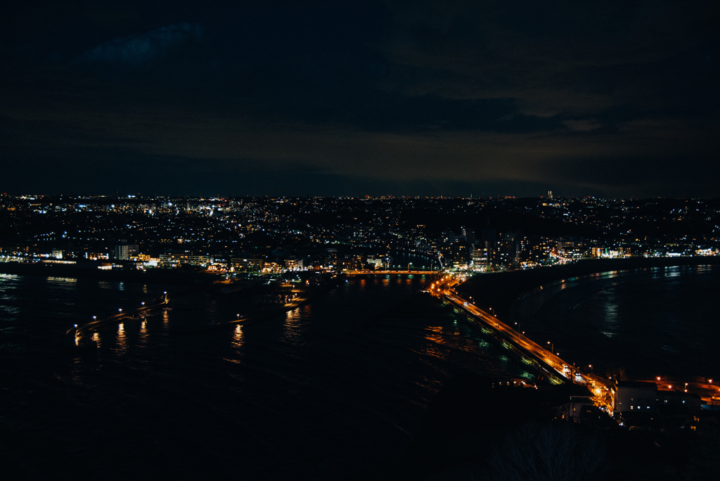 江ノ島の夜