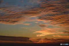 祖母山　夕焼け