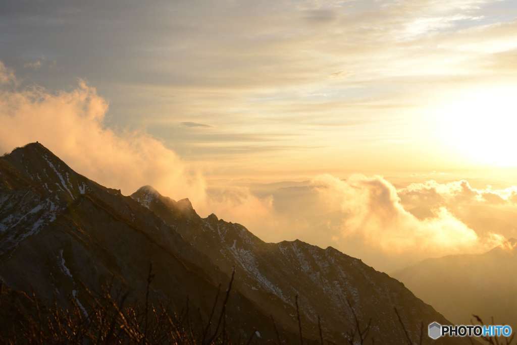 伯耆大山の朝