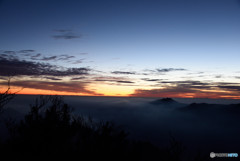 祖母山　夜明け2